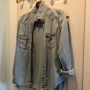 American Eagle Denim Pullover